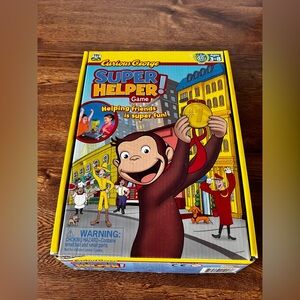 Vintage Curious George Super Helper! Game